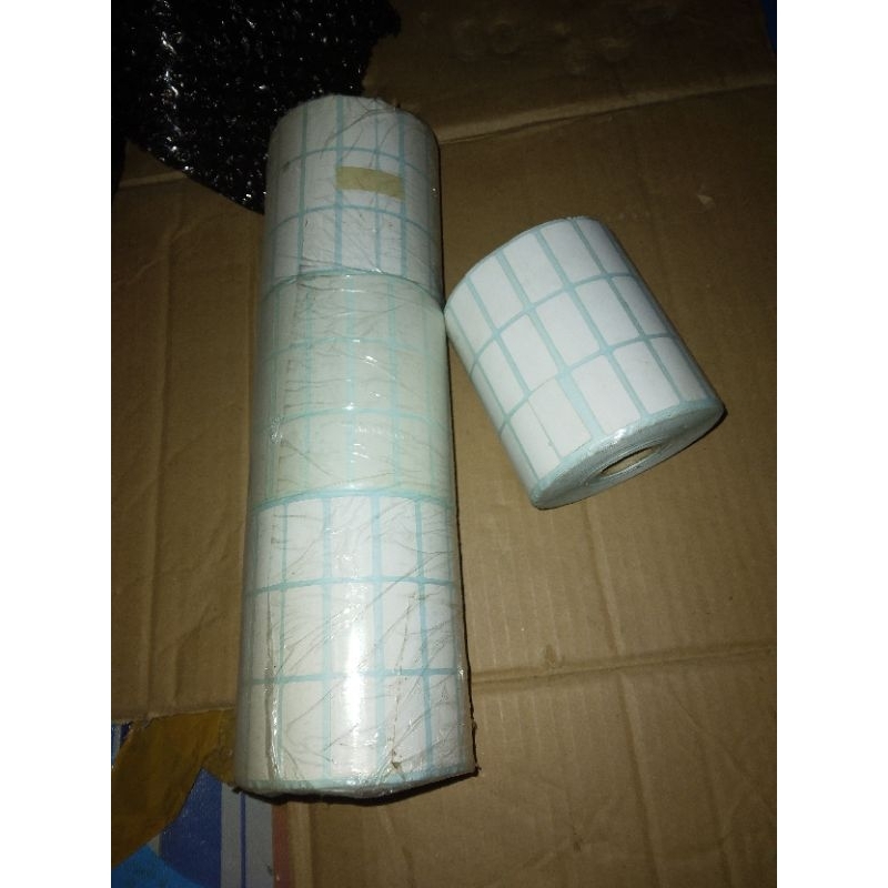 

kertas label putih 1×2 cm