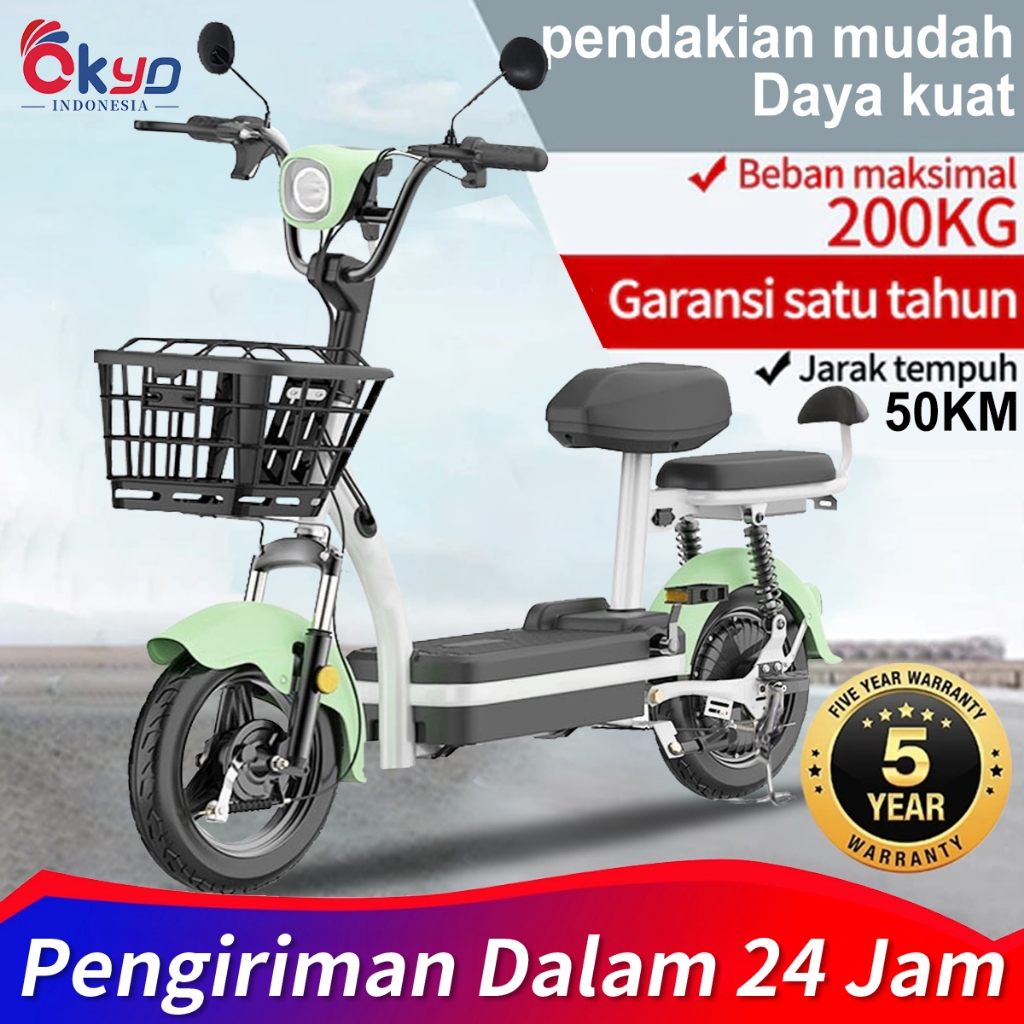 Dewasa Sepeda Motor Listrik Sepeda Listrik Dengan Pedal Kapasitas angkut