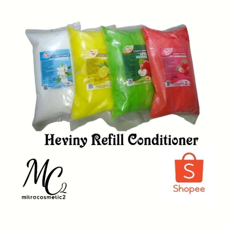 ✨Heviny Refill Conditioner Jasmine/Lemon/Apel/Strawberry✨