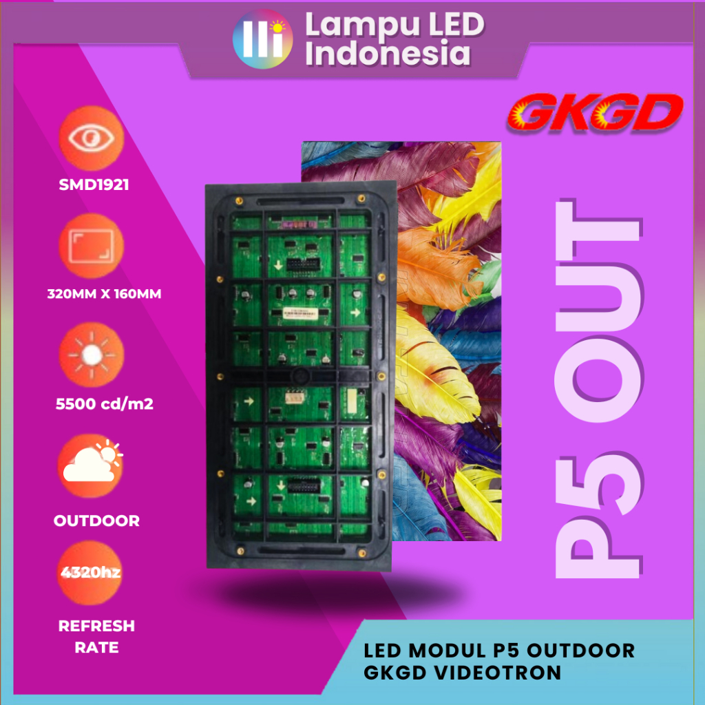 LED MODUL P5 OUTDOOR GKGD VIDEOTRON