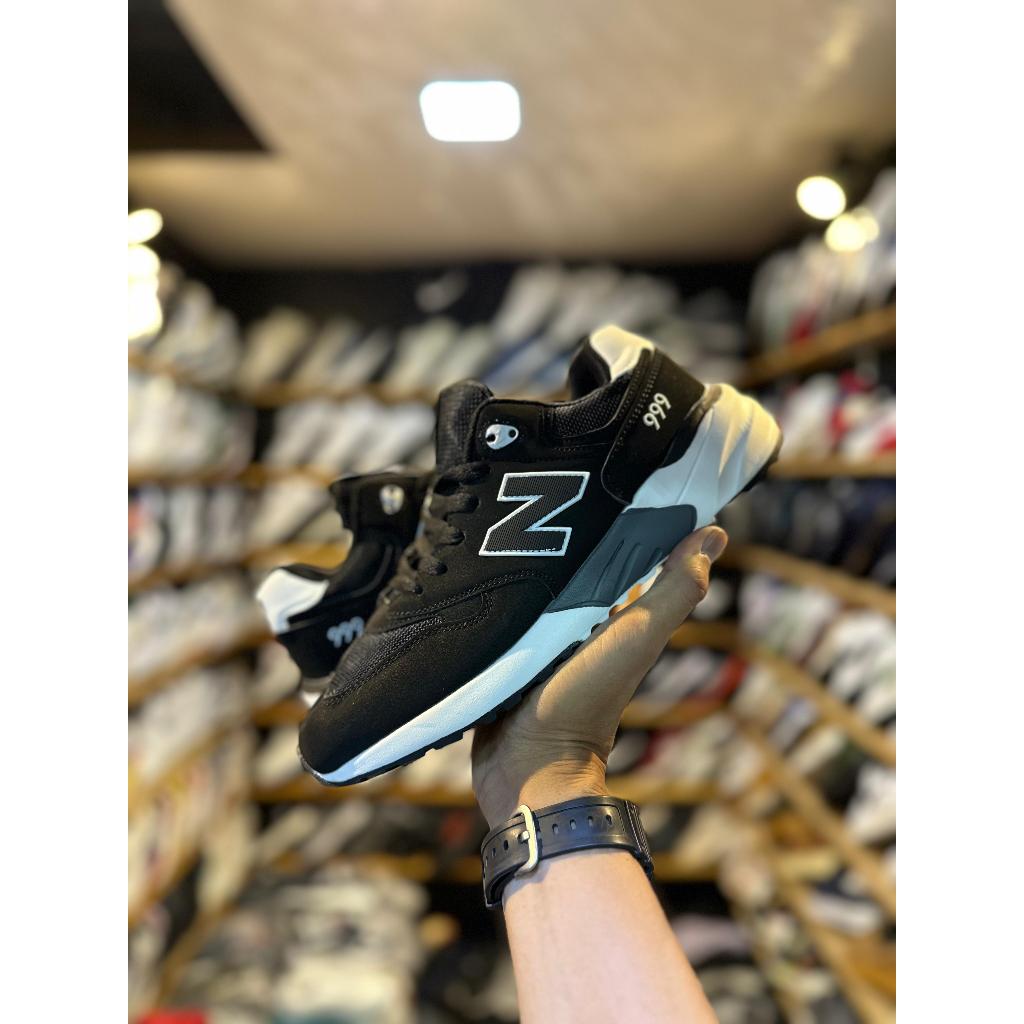 SEPATU NEW BLANCE NB 999 BLACK WHITE SPORT KEKINIAN KUALITAS IMPORT SEPATU SNEAKERS PRIA KEREN SEPAT