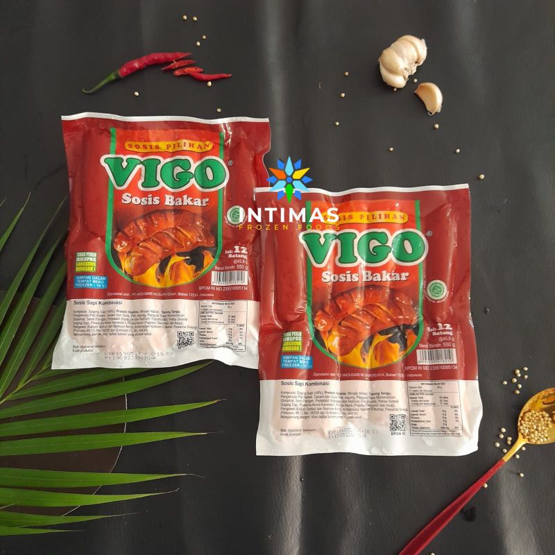 

Vigo Sosis Bakar Sapi Mini 550g