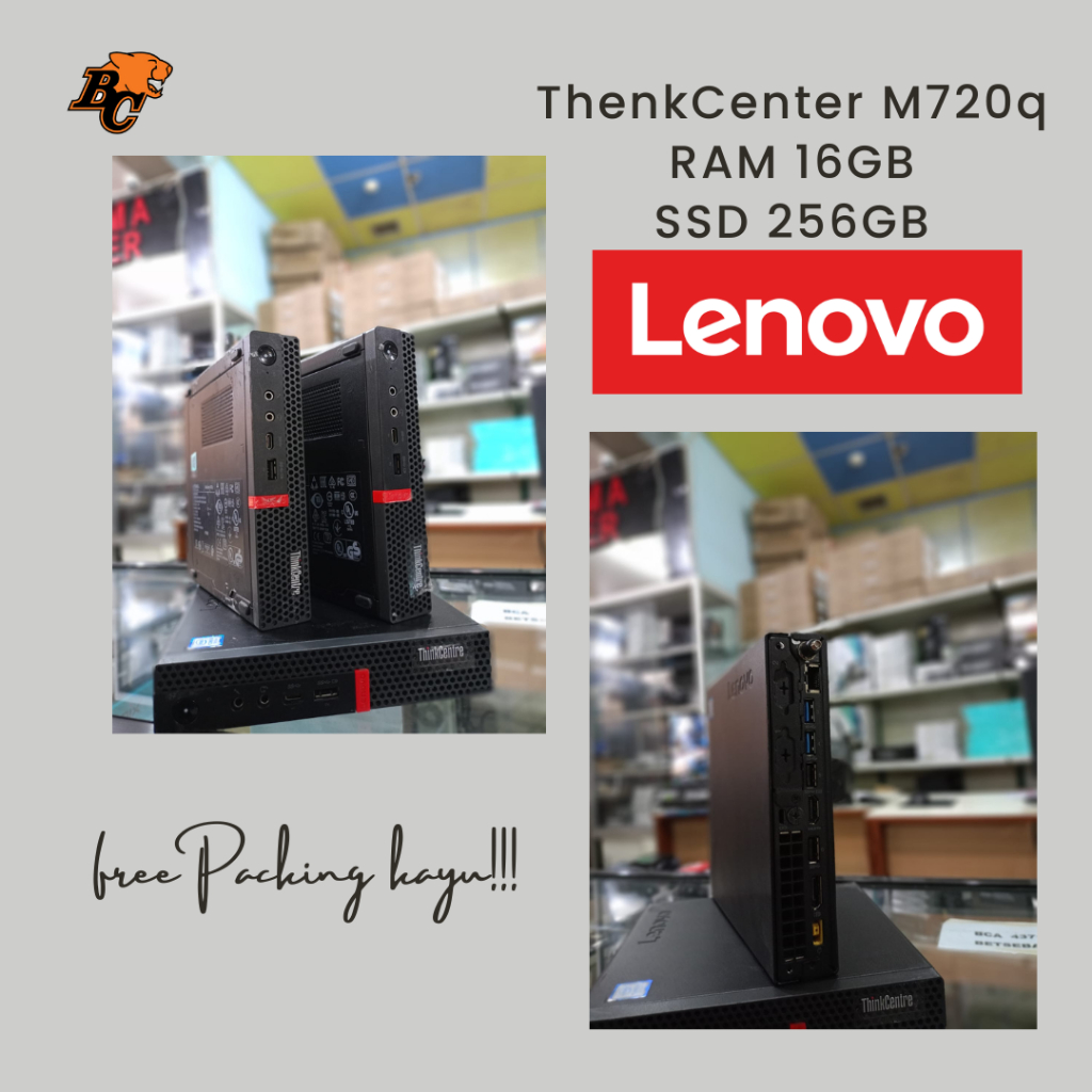 PC MINI LENOVO CORE I5 GEN 8 RAM 16GB SSD 256GB