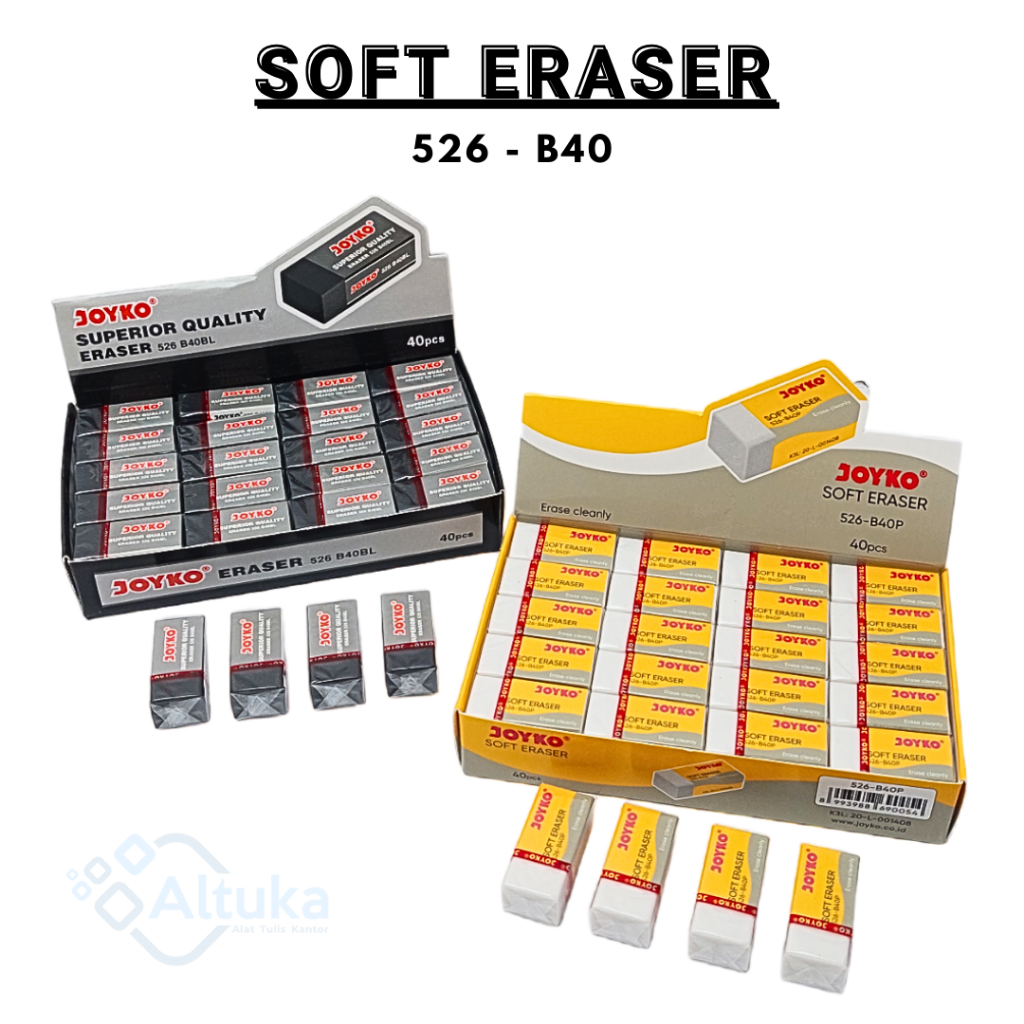 

Penghapus Putih / Eraser Stip Joyko B40 Ukuran Kecil