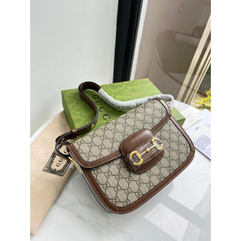 Gucci* 1955 Horsebit 602204-1 GG Small Bag