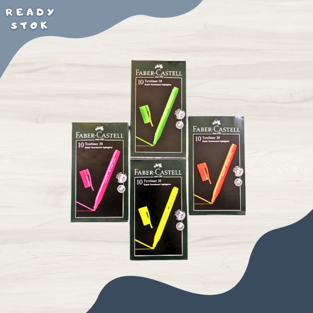 

TEXTLINER 38 15 77 15 FABER-CASTELL / STABILO FABER-CASTELL / HIGHLIGHTER FABER-CASTELL ( PCS )