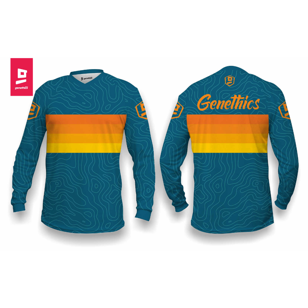 JERSEY SEPEDA DOWNHILL / MTB GENETHICS - JERSEY CUSTOM - DH23-030 - JERSEY DOWNHILL - JERSEY MTB