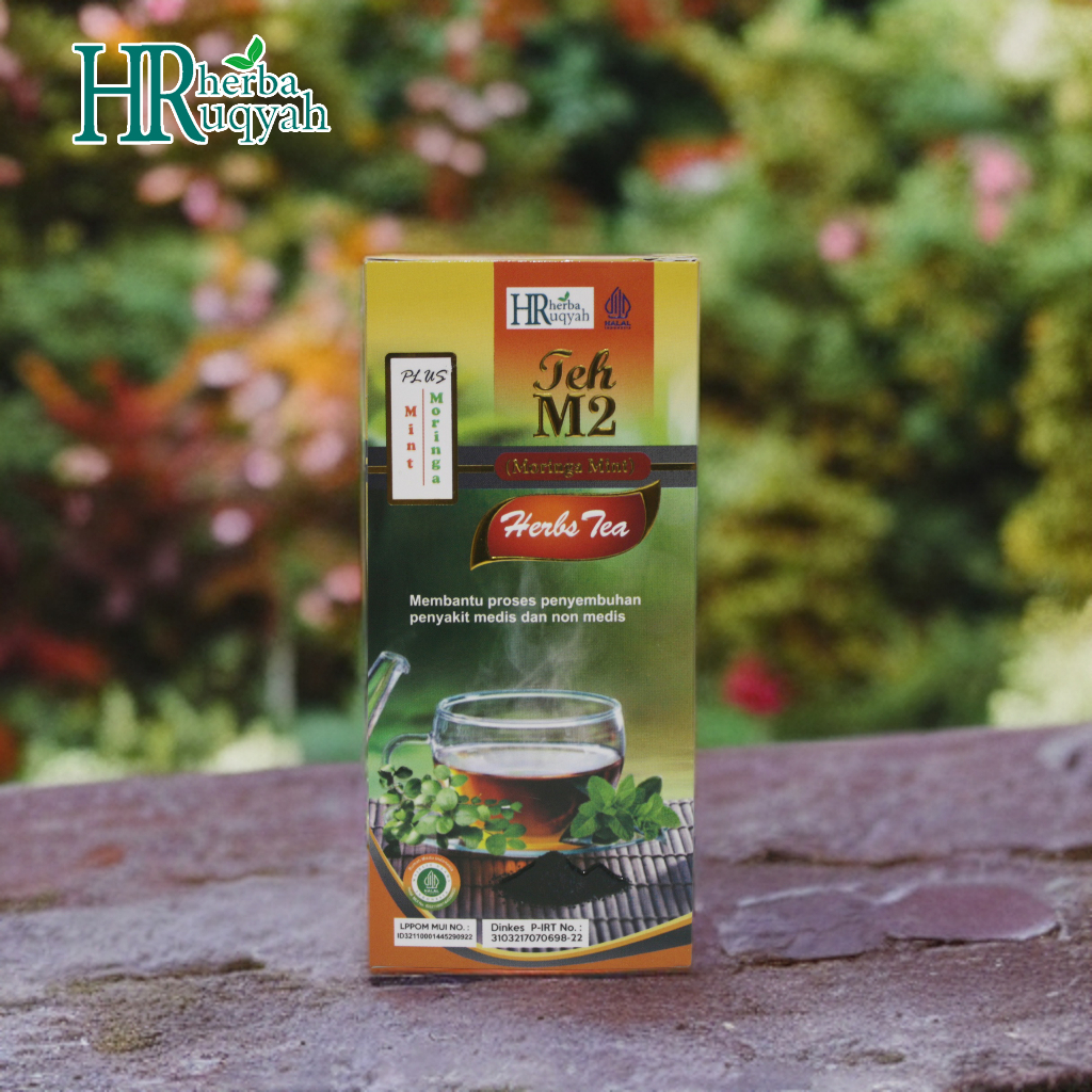 

Teh M2 Mint Moringa Herbal Tea Kelor HR