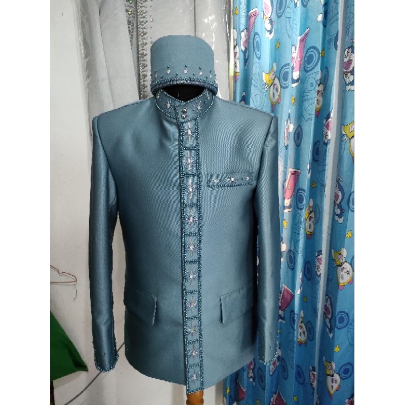 BESKAP MODERN BAPAK BESAN BAHAN SEMI WOOL BAPAK HAJAT BESKAP ORANG TUA