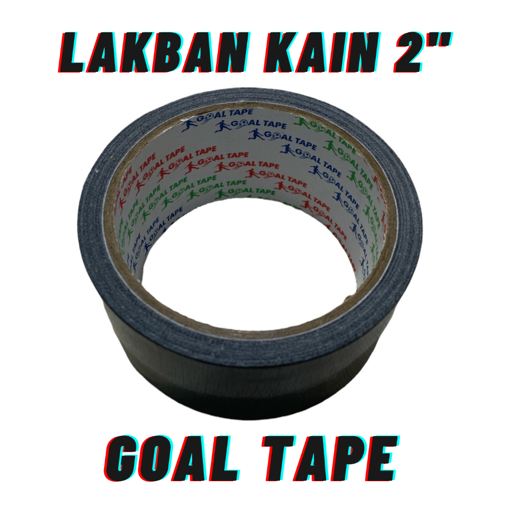 

Lakban Kain Hitam 2" / Cloth Tape 2 Inch (45mm x 8 Meter) GOAL Tape