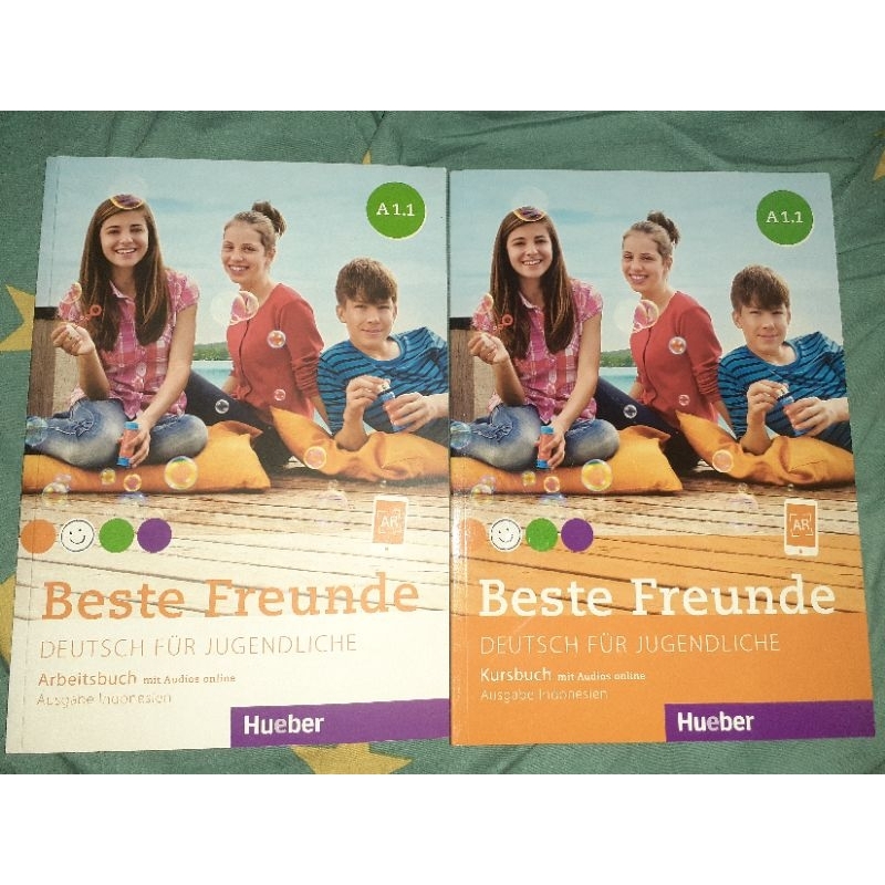 buku belajar bahasa jerman A1.1 HUEBER & Praktis Jerman