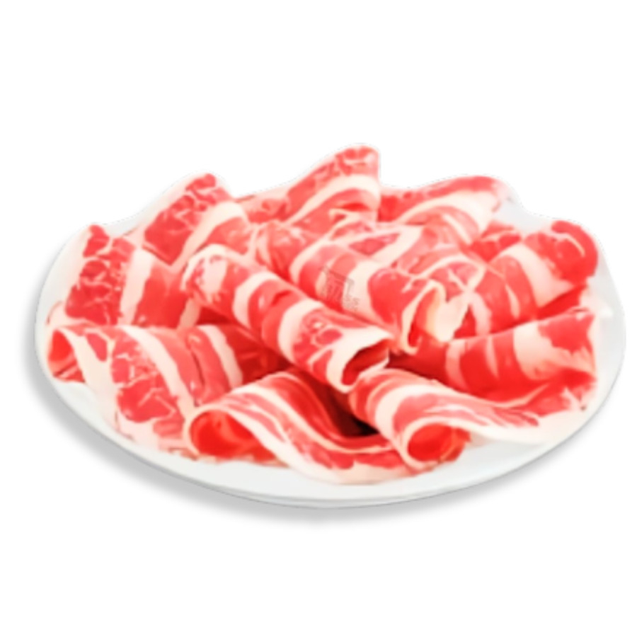 

Thin US Sliced Beef 1mm / US Shortplate Shabu Beef Slice 250gr 1mm