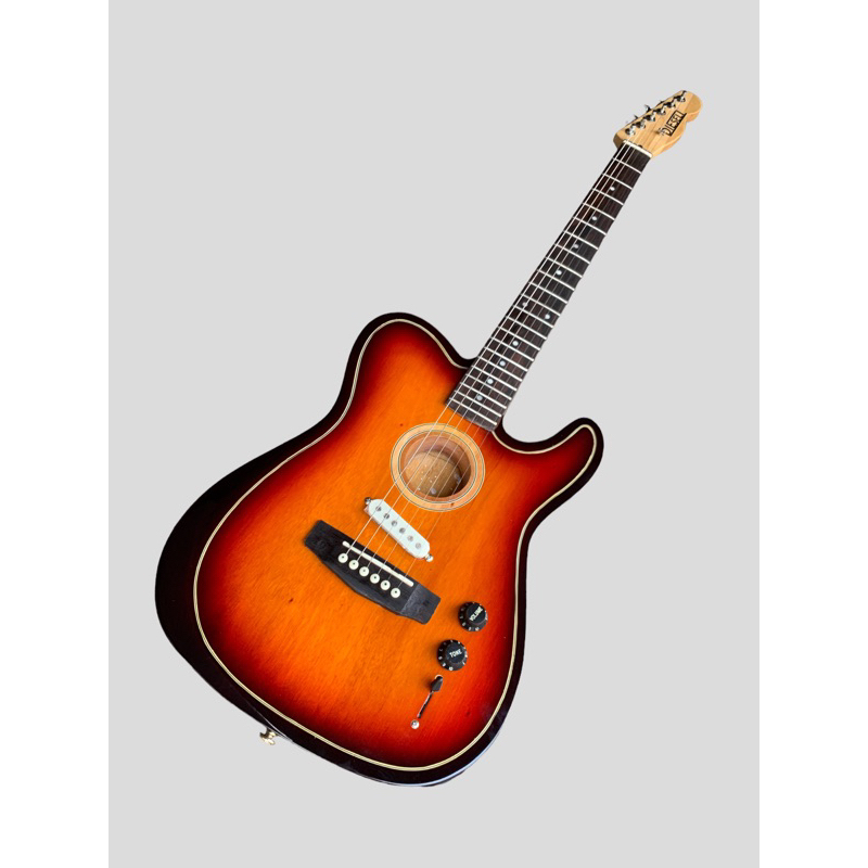 gitar akustik elektrik telekustik telecoustic electric  model acoustasonic