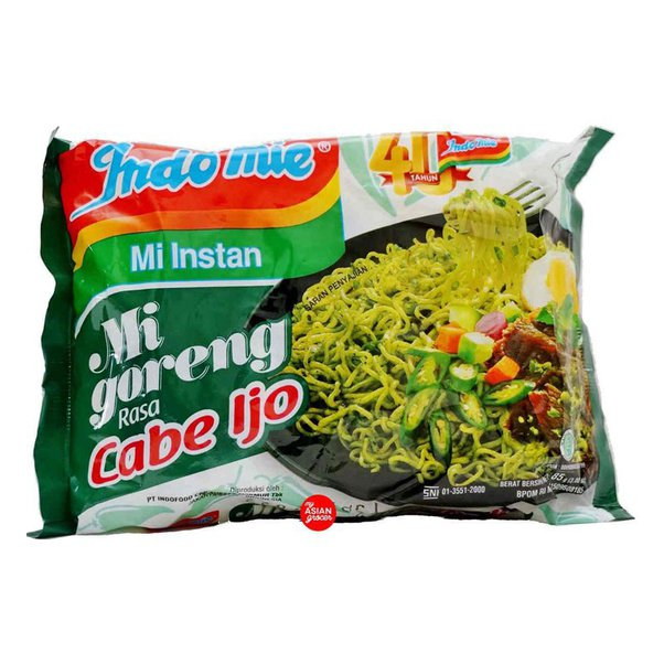 

INDOMIE MIE GORENG RASA CABE IJO ISI 10 PCS