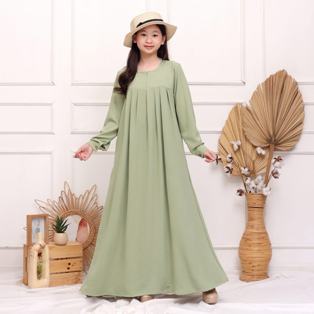 Gamis Wisely Kids Gamis Anak Tanggung Gamis Polos Anak Tanggung Gamis Kekinian Anak Tanggung Dress A