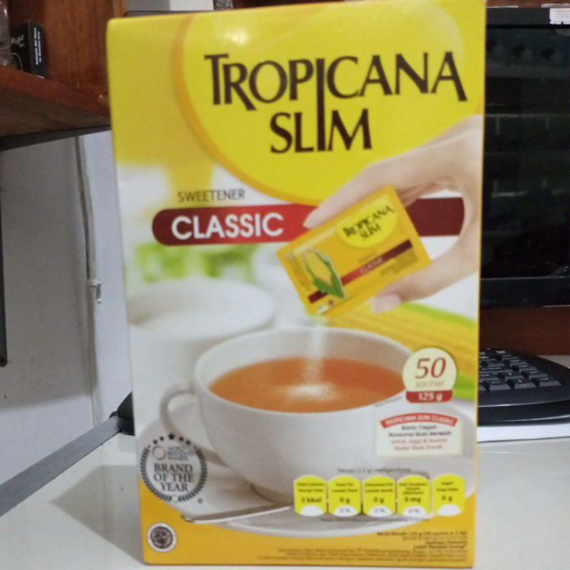 

TROPICANA SLIM SWEETENER CLASSIC 125gr