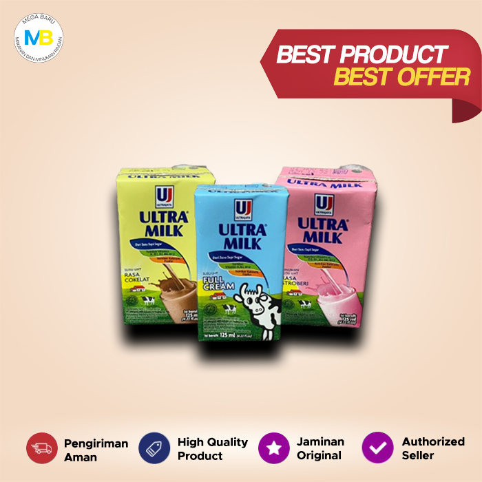 

Susu UHT Ultra Milk 125 ml