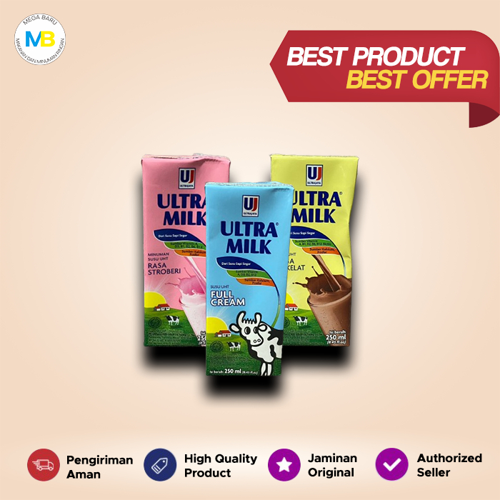 

Susu UHT Ultra Milk 250 ml