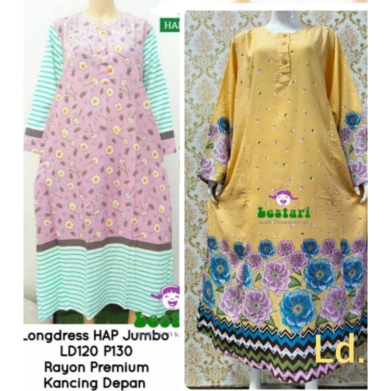 DASTER HAP LD ABAYA LENGAN PANJANG/ BATIK CAP HAP