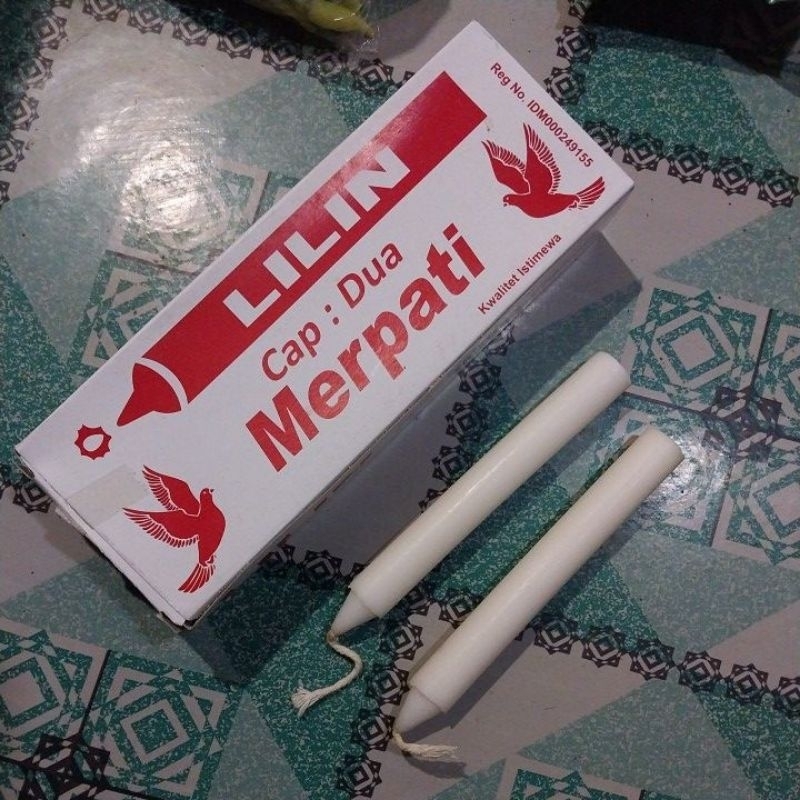 Lilin Cap Dua Merpati / Lilin Putih