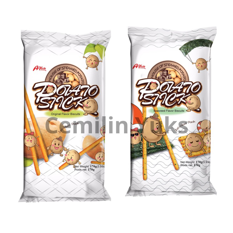 

Ataste Potato Stick 170g Potato Stick Biscuit Original Flavour Seaweed Flavour