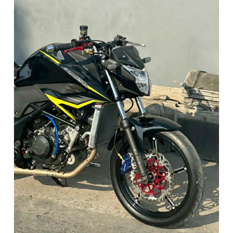 (BAYAR DI TEMPAT) Striping CB150R New 2018 Hitam Hijau Stiker Les Lis Decal Standar Ori Honda Cb150r