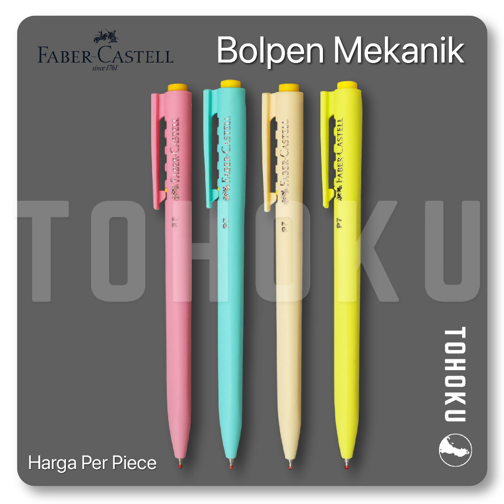 

P7 Faber Castell Pen - Bolpen Mekanik Cetekan