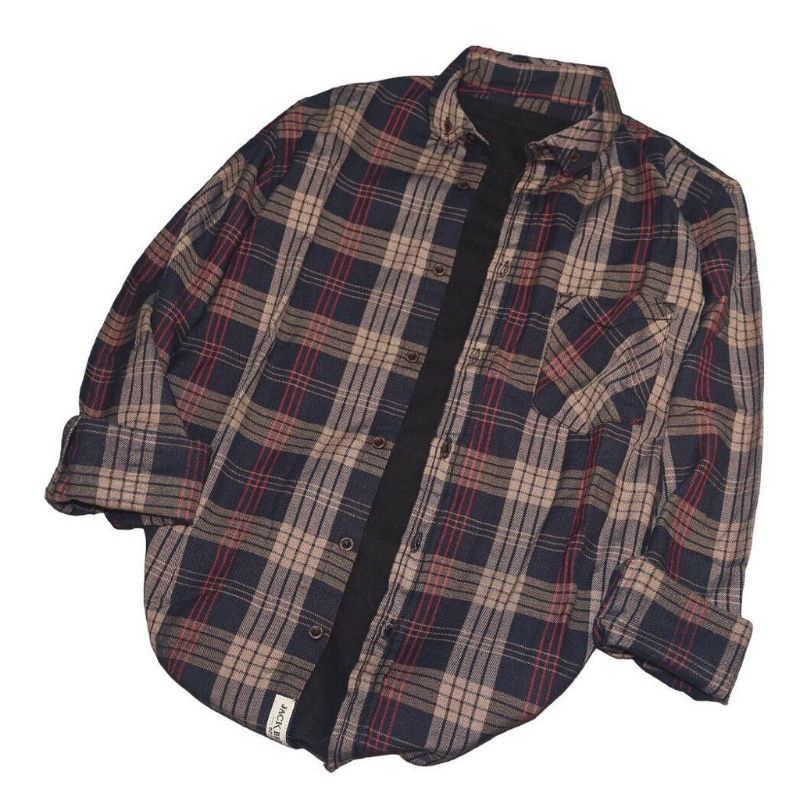 new'04 COD - KEMEJA FLANEL PRIA LENGAN PANJANG PREMIUM QUALITY HEM FLANNEL SHIRT JACK BROWN SPARTAN 