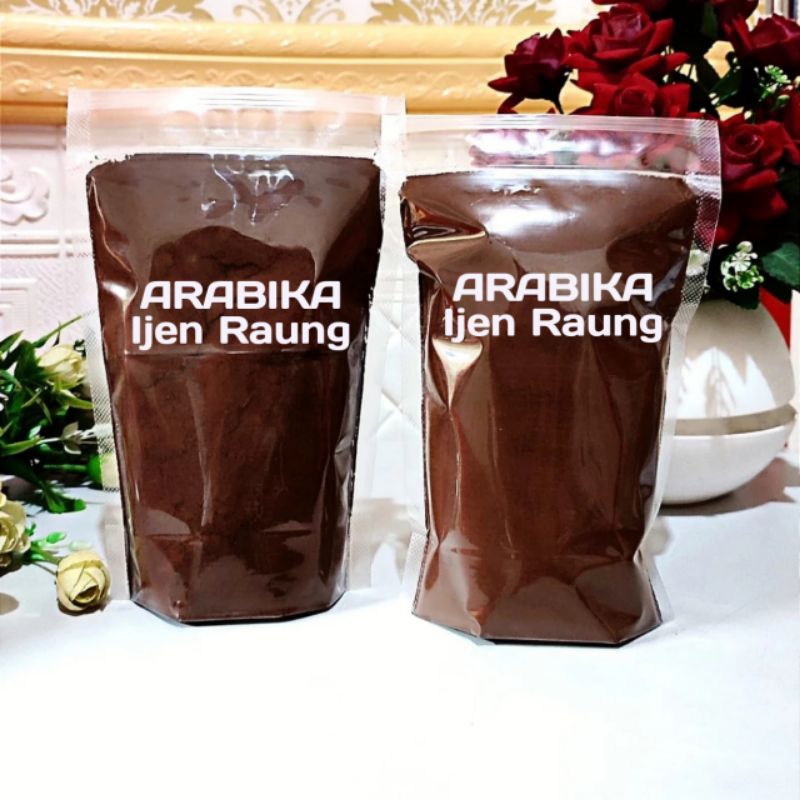 

Kopi Bubuk Arabika ijen Murni Kemasan Polos 1kg