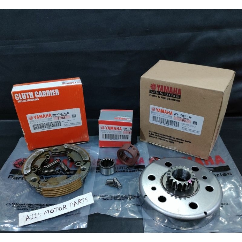 Paket komplit mangkok ganda+kampas ganda set Jupiter z Vega r Vega r new Crypton 5TN ori