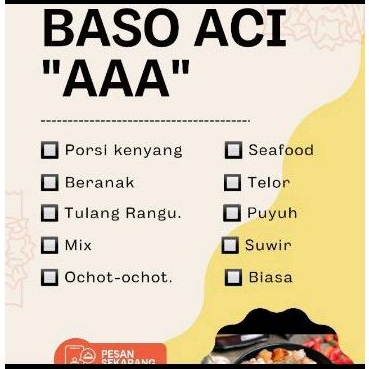 

paket isi 10 bungkus baso aci ayam suwir pedas ukuran besar