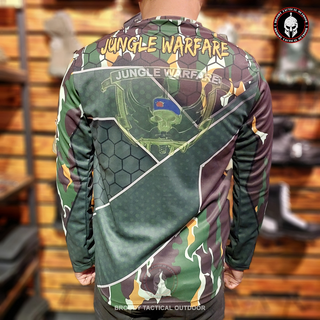 Kaos Jersey Jungle Warfare Brimob / Kaos JW Pelopor / Jersey Brimob Gegana Pelopor / Jersey Punisher