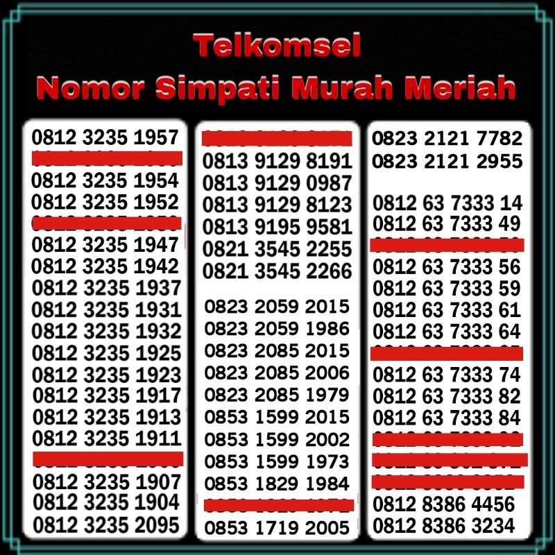 No Simpati Cantik - Telkomsel Nomer Cantik Simpati Murah - Nomor Cantik Simpati