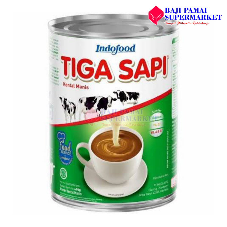 

TIGA SAPI SUSU KENTAL MANIS 490GR