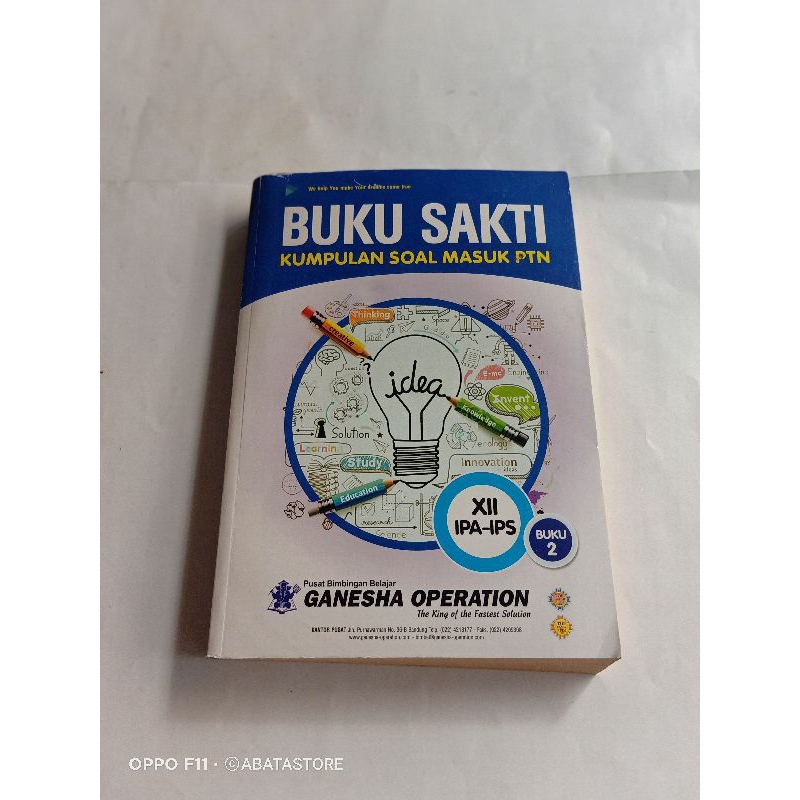 BUKU SAKTI KUMPULAN SOAL MASUK PTN XII IPA IPS BUKU 2 GANESHA OPERATION
