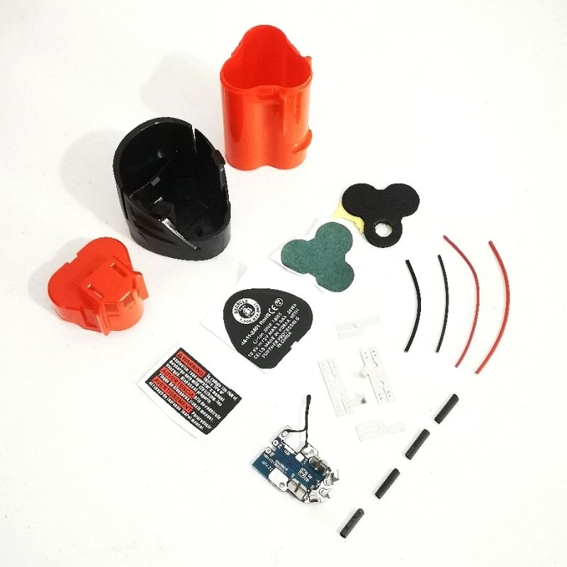 Milwaukee M12 12v Housing Case Battery + BMS - Casing Baterai Bor Cordless Milwaukee M12 12v 3Cell &