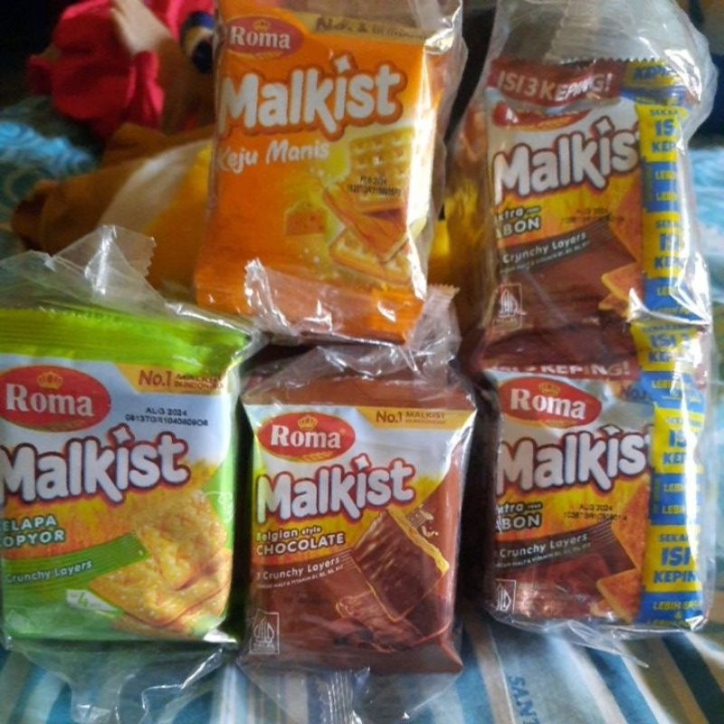 

ROMA MALKIST MALKIS VARIAN RASA COKELAT ABON KEJU MANIS KELAPA KOPYOR