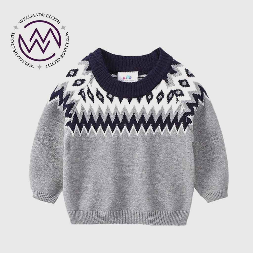 Sweater Anak Laki Laki Atasan Rajut Anak Sweater Rajut Anak Gozin Kids Baju Rajut Anak Tebal