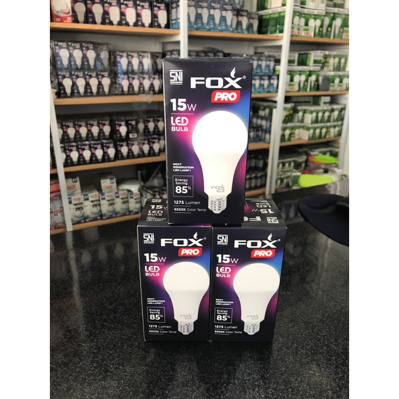Lampu LED Fox Pro 15Watt Cahaya Putih
