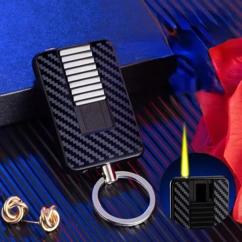 Korek Api Bara Besi Unik Gantungan Kunci Gas Slim