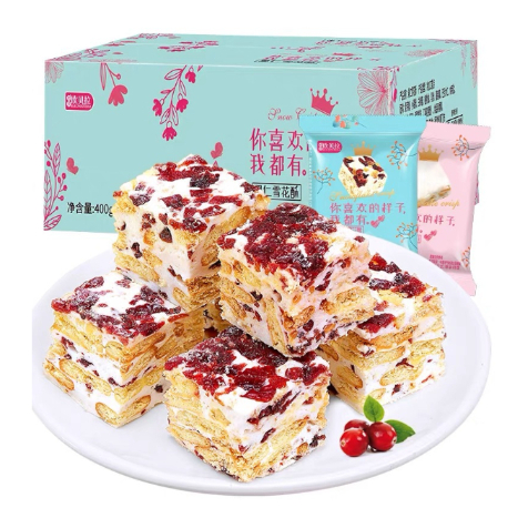 

PROMO [HALAL]Snowflake crispy/xue hua gao/雪花糕/10g