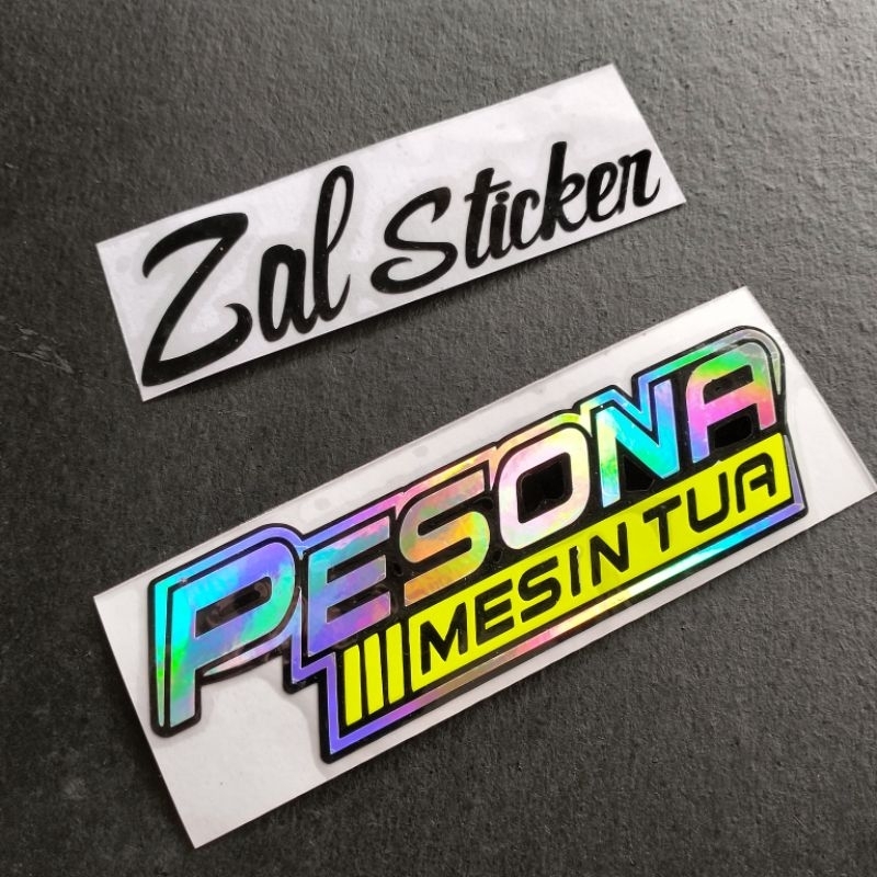 sticker pesona mesin tua sticker cutting