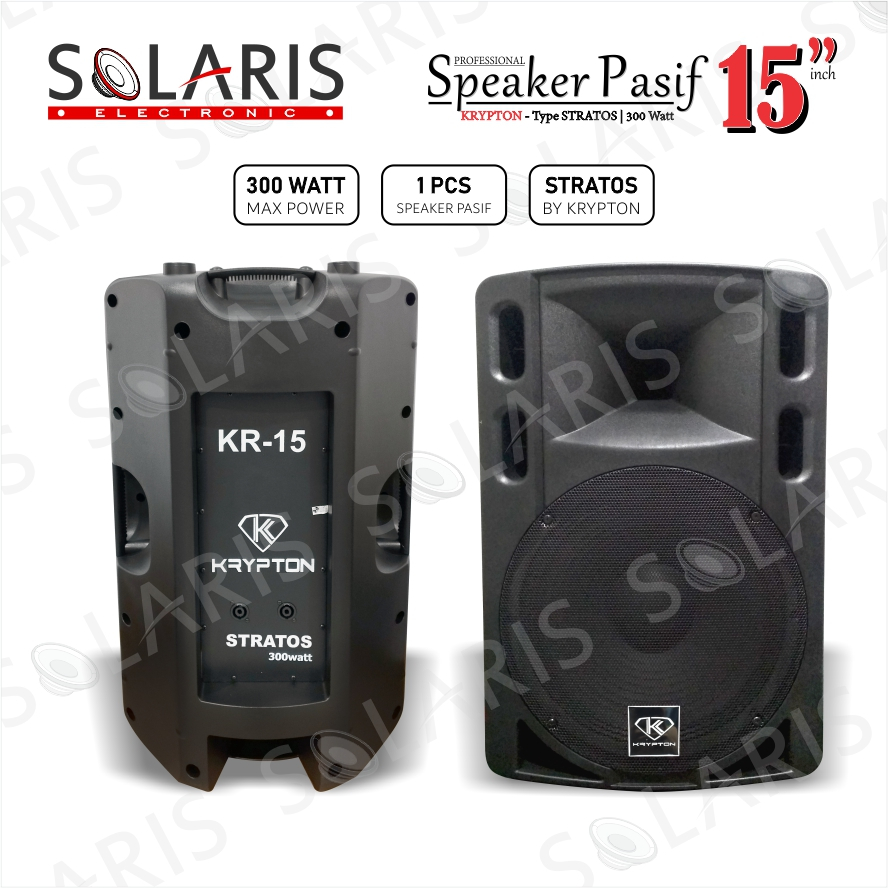 SPEAKER PASIF 15 Inch 300 Watt KRYPTON - STRATOS
