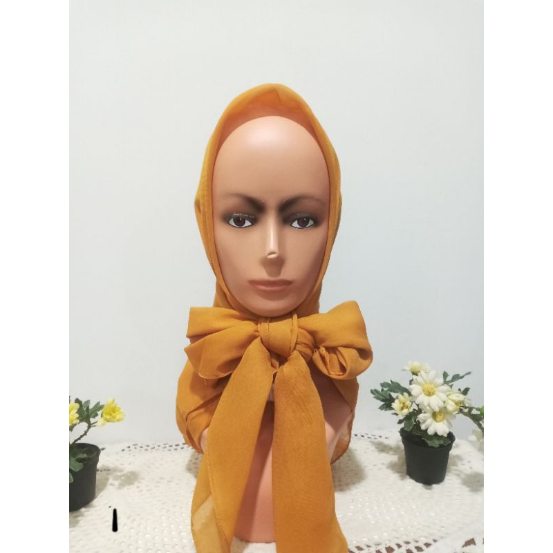 hijab/jilbab murah segi empat premium polos/kerudung segi empat polos Polycotton/katun