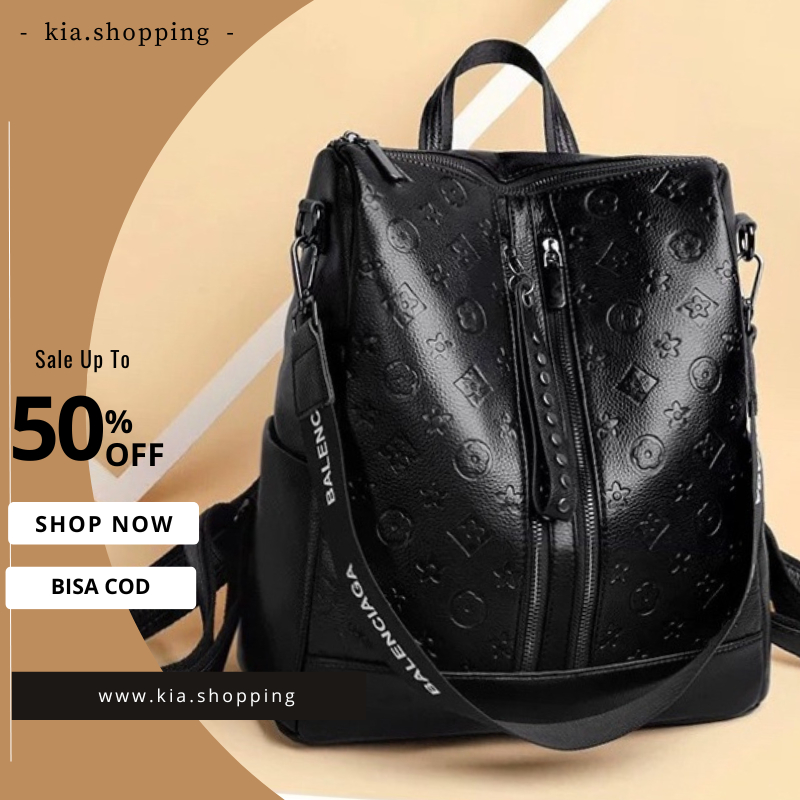 Tas Ransel Wanita Import Branded Multifungsi Tas Punggung Cewek Ransel Backpack Wanita Mini Backpack