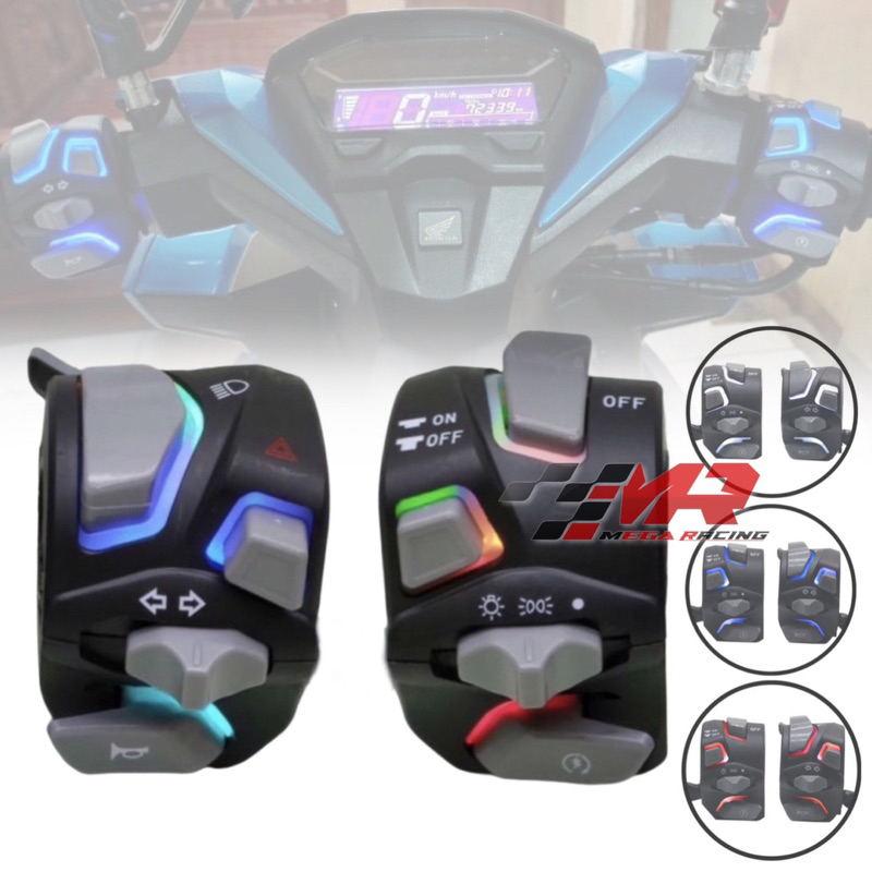 Saklar Holder Led Model Vietnam | Saklar Pulsar Led  Saklar Vario click Vietnam | Saklar Vietnam Led