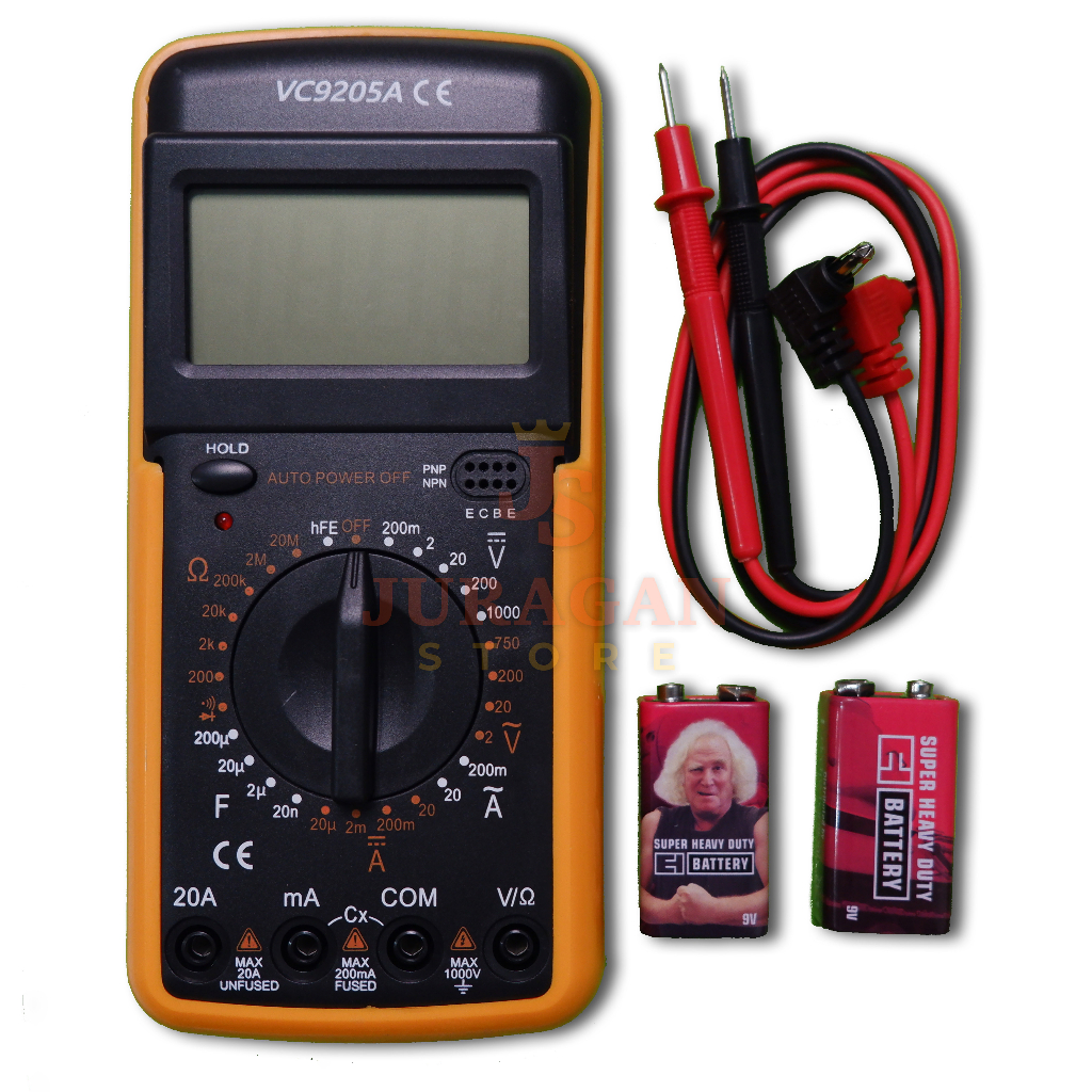 MULTITESTER DIGITAL VC9205A