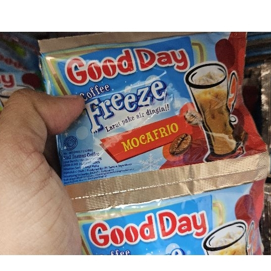 

ED 06.25 - RTG 10S - GOODDAY FREEZE RENTENG MOCAFRIO MCFRIO HAZELNUT ORANGE COOKIES CREAM / KOPI GOOD DAY freze