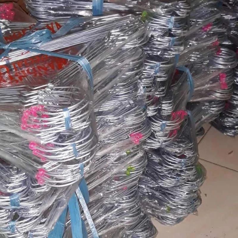 Hanger kawat dewasa isi 12 pcs / hanger kawat anti karat / hanger besi / Hanger dewasa