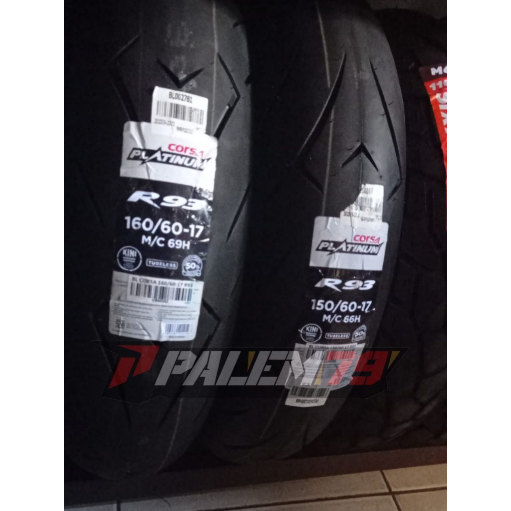 Ban Corsa R93 17 120 dan 150 - Supermoto CRF KLX Dtracker 150 Depan Belakang